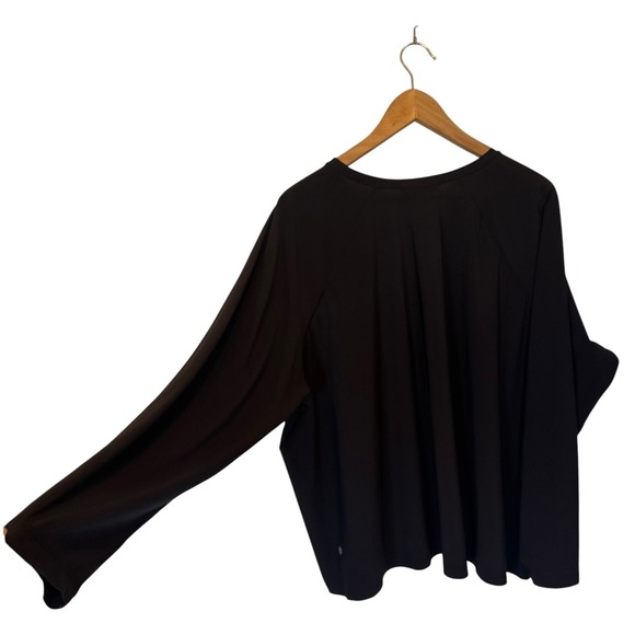 Athleta Women's Train Workout Top Long Sleeve Athletic Shirt Black SZ 3X - Picture 4 of 6
